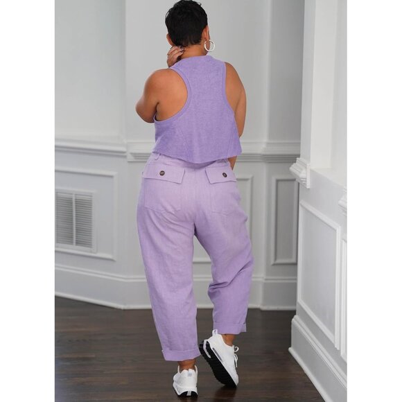 Sewing Pattern Simplicity S9754 Shirt Top Cargo Pants mimi g Misses Size 16-26 - Picture 8 of 9